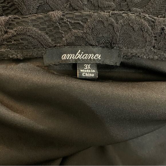 Binance black lace‎ dress plus size 3X - Picture 5 of 7